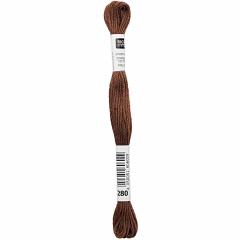 Rico Design Stickgarn (Sticktwist) - Farbe 280 braun