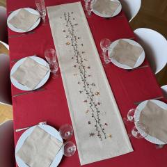 Pomp Stitch - Weihnachtsläufer