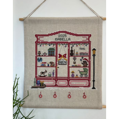 Pomp Stitch - Adventskalender Spielzeugladen rot