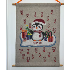 Pomp Stitch - Adventskalender Pinguin