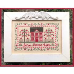 Country Cottage Needleworks - Love Lives Here