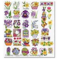 Lesley Teare - Spring Flower Motifs