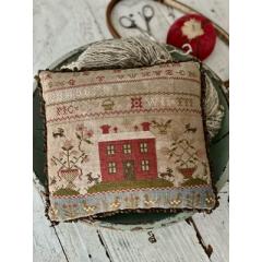 Stacy Nash Primitives - Rose Cottage Sampler Pinkeep