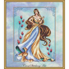 Cross Stitching Art - Cassandra
