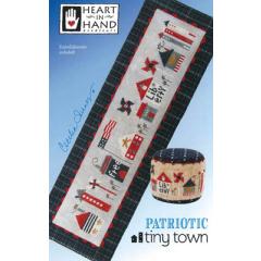 Heart In Hand Needleart - Patriotic Tiny Town (w/emb)