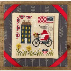 Tiny Modernist - Mouses 4th Of July Ride (Stickvorlage)