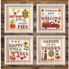 Tiny Modernist - Vintage Autumn Signs (Stickvorlage)