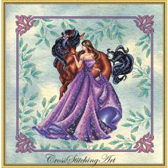 Cross Stitching Art - Genevieve