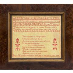 Hands Across The Sea Samplers - Hannah & Ellen Wilkinson 1835-1841