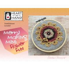 Heart In Hand Needleart - Merry Making Mini - Flower Fun (w/emb)