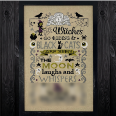 Tiny Modernist - When Witches Go Riding 3 (Stickvorlage)