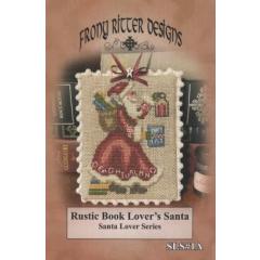 Frony Ritter Designs - Rustic Book Lovers Santa