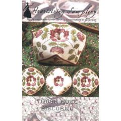Heartstring Samplery - Tudor Rose Biscornu