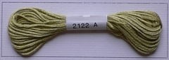 Soie dAlger Seidenstickgarn - Farbe 2122 gelbgrün extra