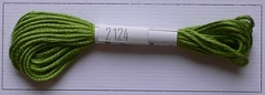 Soie dAlger Seidenstickgarn - Farbe 2124 gelbgrün extra