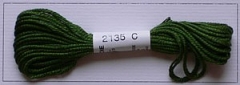Soie d'Alger Seidenstickgarn - Farbe 2135 gelbgrün