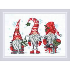 Riolis - Stickbild Gnomes