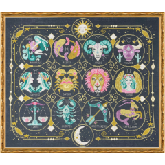 Tiny Modernist - Zodiac Signs 13 (Stickvorlage)