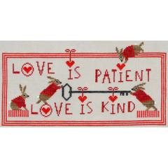 Stickvorlage Artful Offerings - Love Is Patient - Love Is Kind