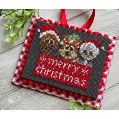 Stickvorlage Frog Cottage Designs - Christmas Critters