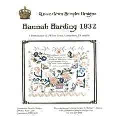 Queenstown Sampler Designs - Hannah Harding 1832