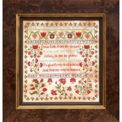 Hands Across The Sea Samplers - Mary Wigglesworth 1812