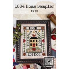 Annie Beez Folk Art - 1884 Home Sampler