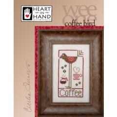 Heart In Hand Needleart - Wee One: Coffee Bird