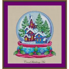 Cross Stitching Art - Cozy Village