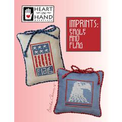 Heart In Hand Needleart - Imprints - Eagle And Flag