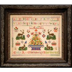 Hands Across The Sea Samplers - Emily Ann Greenaway 1884