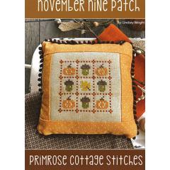 Stickvorlage Primrose Cottage Stitches - November Nine Patch