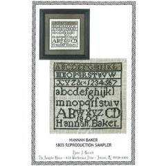 Hannah Baker 1803 Sampler - The Sampler House (Stickvorlage)