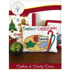 Stickvorlage Anabellas - Cookies & Candy Canes