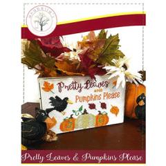 Stickvorlage Anabellas - Pretty Leaves & Pumpkins Please