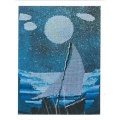 Stickvorlage Samplers Salty Stitcher Designs - Moonlight Sail 