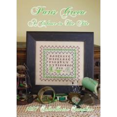 Stickvorlage 1897 Schoolhouse Samplers - Paris Green - Colour To Die For
