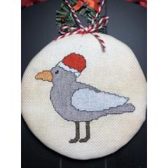 Stickvorlage Barefoot Needleart - Seagull Santa