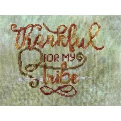 Stickvorlage Barefoot Needleart - Thankful For My Tribe