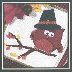 Stickvorlage Barefoot Needleart - Thanksgiving Mr. Owl