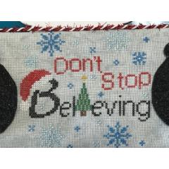 Stickvorlage Barefoot Needleart - Dont Stop Believing
