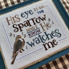 Stickvorlage Sweet Wing Studio - Singing Sparrow
