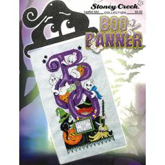 Stickvorlage Stoney Creek Collection - Boo Banner