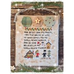 Fairy Wool In The Wood - John 6:35 w/wood star