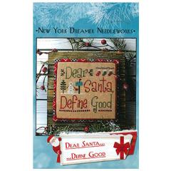 Stickvorlage New York Dreamer - Dear Santa Define Good