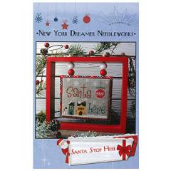 Stickvorlage New York Dreamer - Santa Stop Here