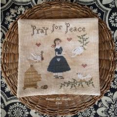 Stickvorlage Scattered Seeds Samplers - Pray For Peace 