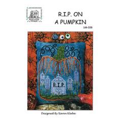 Stickvorlage Rosewood Manor Designs - R.I.P. On A Pumpkin