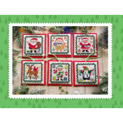 Stickvorlage Waxing Moon Designs - Christmas Littles