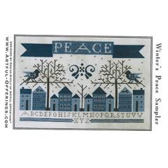 Stickvorlage Artful Offerings - Winters Peace Sampler